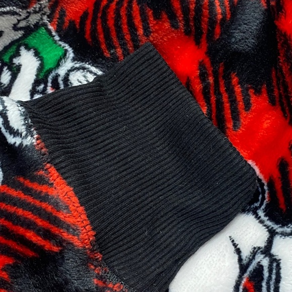 MUNKI MUNKI Peanuts Buffalo Plaid Hooded Pajamas One Piece S - Picture 6 of 6